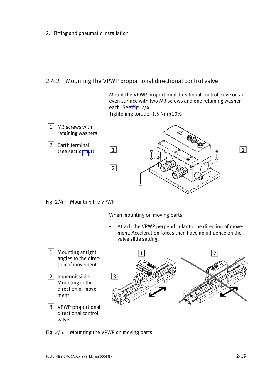 Festo Контроллер позиционирования CPX-CMAX User Manual | Page 49 / 176