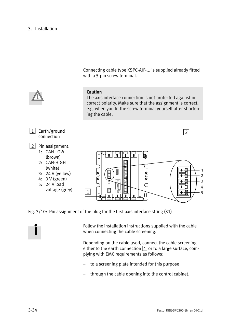 Festo Кабели и принадлежности User Manual | Page 112 / 506