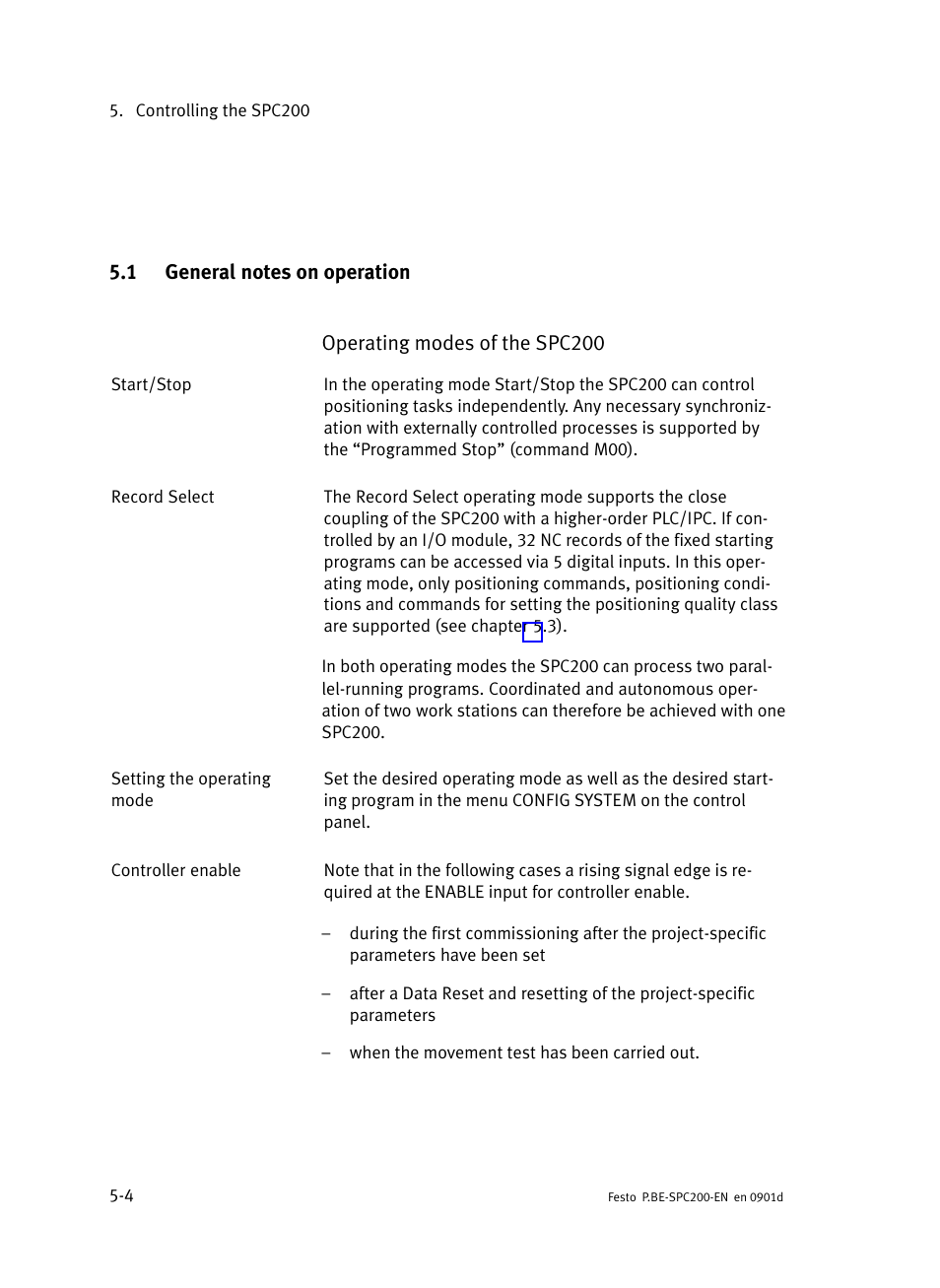 1 general notes on operation, General notes on operation | Festo Кабели и принадлежности User Manual | Page 190 / 506