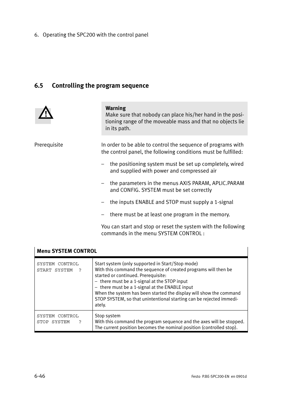 5 controlling the program sequence, Controlling the program sequence | Festo Кабели и принадлежности User Manual | Page 258 / 506