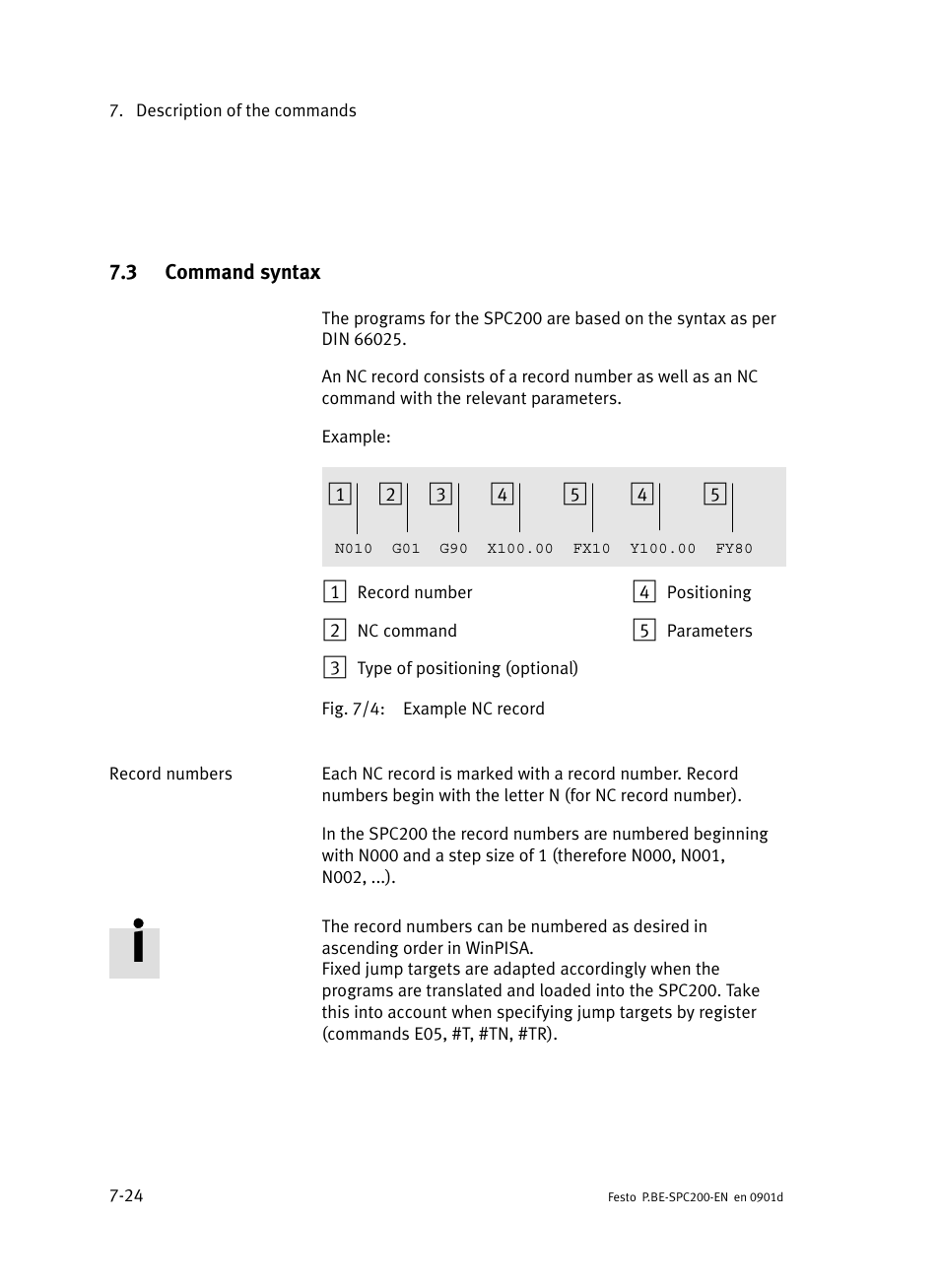 3 command syntax, Command syntax | Festo Кабели и принадлежности User Manual | Page 290 / 506