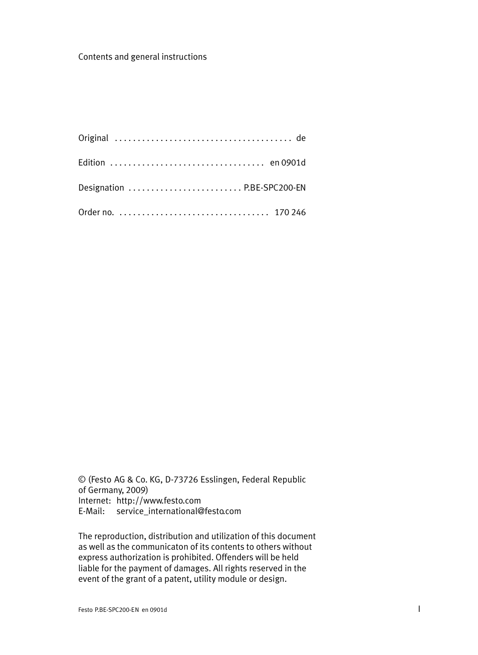 Festo Кабели и принадлежности User Manual | Page 3 / 506