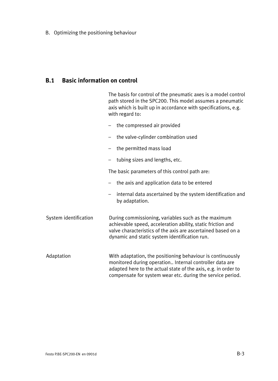 B.1 basic information on control, Basic information on control | Festo Кабели и принадлежности User Manual | Page 433 / 506