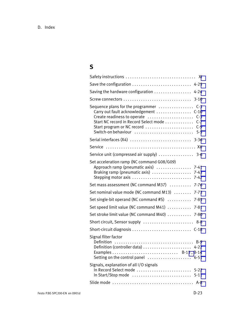 Festo Кабели и принадлежности User Manual | Page 501 / 506