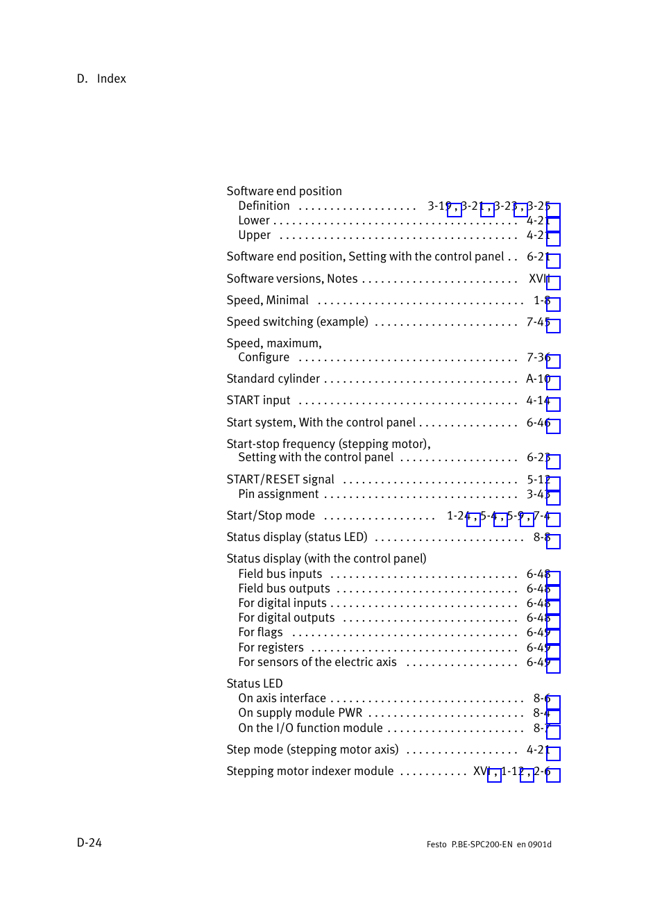 Festo Кабели и принадлежности User Manual | Page 502 / 506