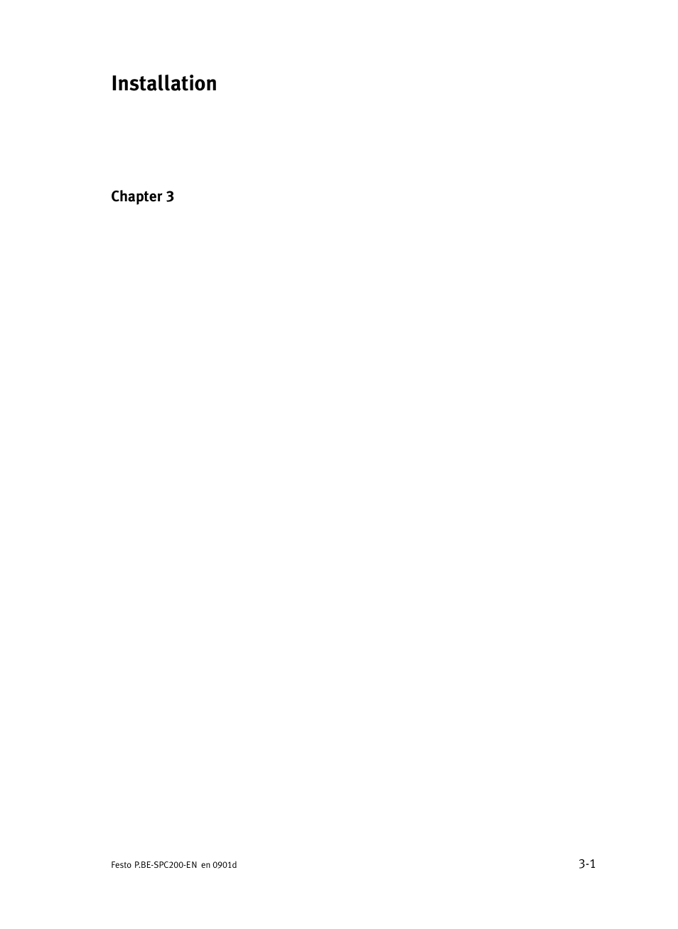 Installation | Festo Кабели и принадлежности User Manual | Page 79 / 506