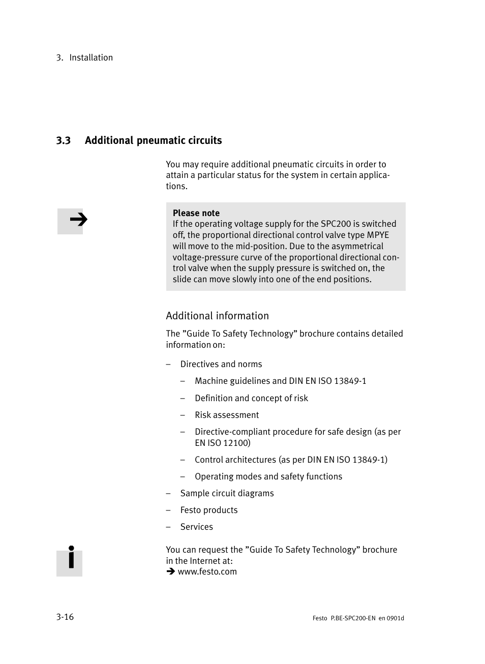3 additional pneumatic circuits, Additional pneumatic circuits | Festo Кабели и принадлежности User Manual | Page 94 / 506