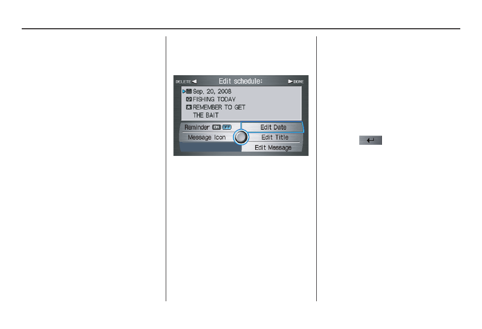 Information features | Acura 2009 RL 00X31-SJA-8200 User Manual | Page 87 / 174