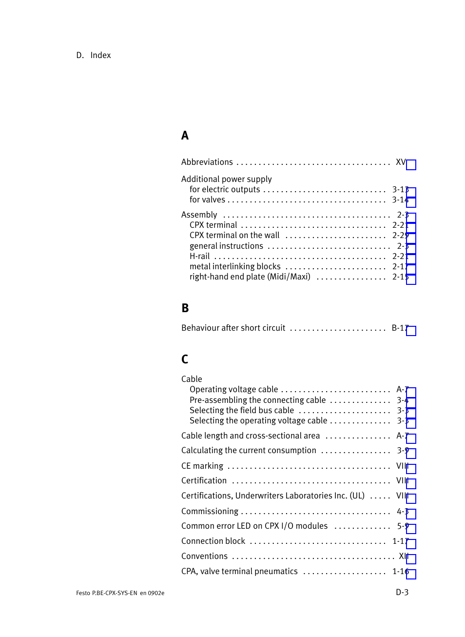 Festo Контроллер позиционирования CPX-CMPX User Manual | Page 227 / 234