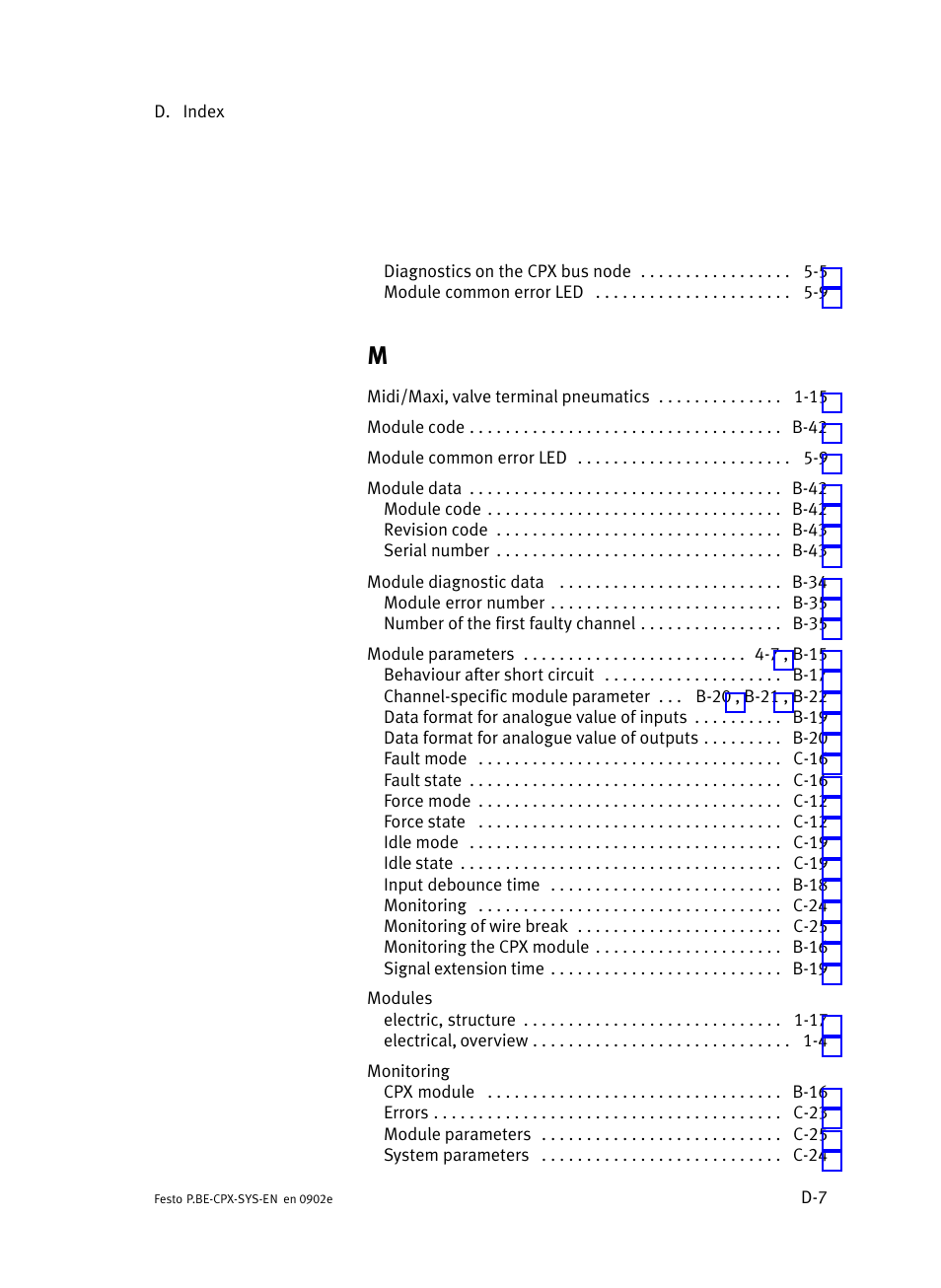 Festo Контроллер позиционирования CPX-CMPX User Manual | Page 231 / 234