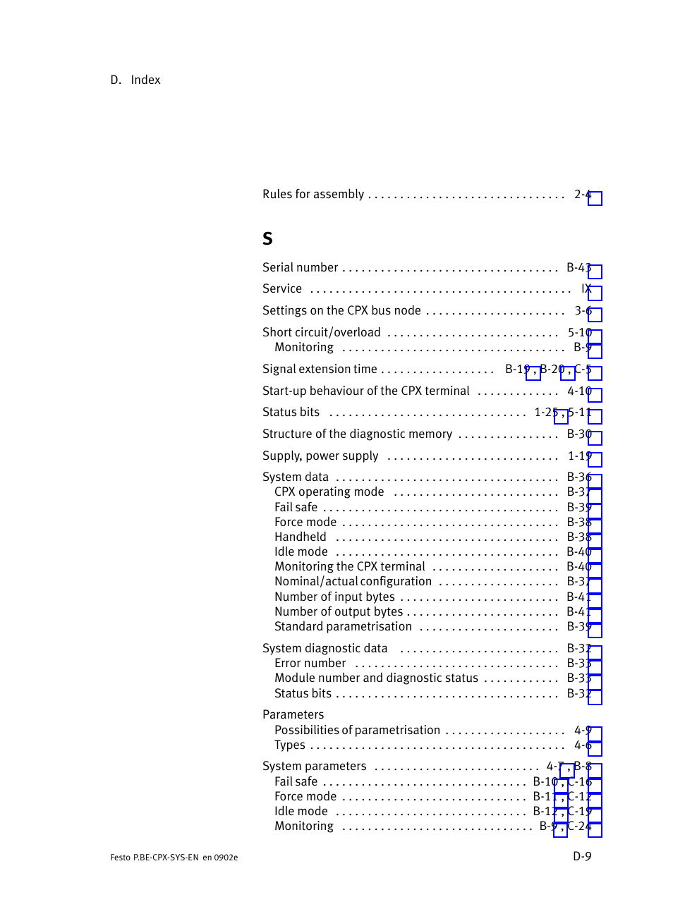 Festo Контроллер позиционирования CPX-CMPX User Manual | Page 233 / 234