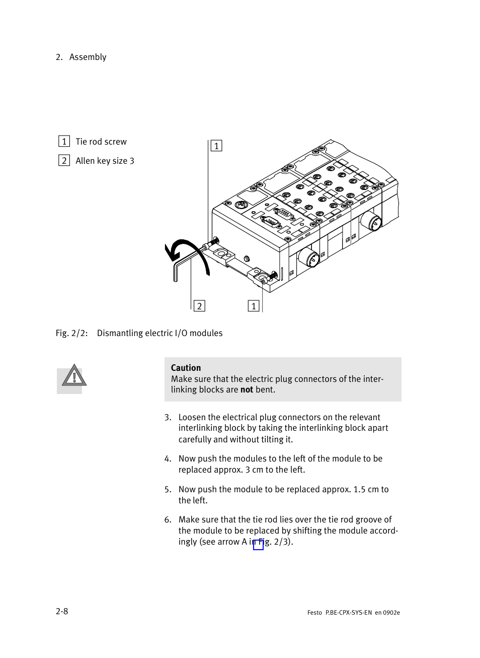 Festo Контроллер позиционирования CPX-CMPX User Manual | Page 52 / 234