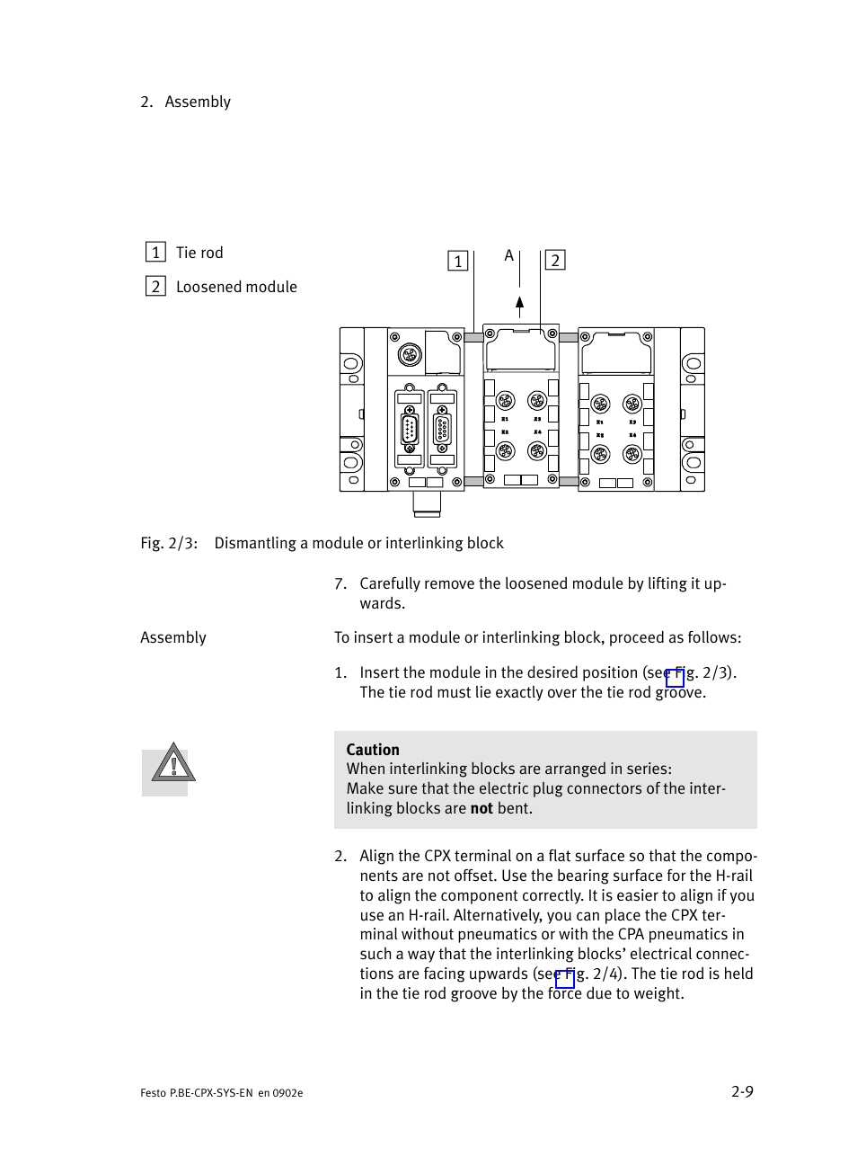 Festo Контроллер позиционирования CPX-CMPX User Manual | Page 53 / 234