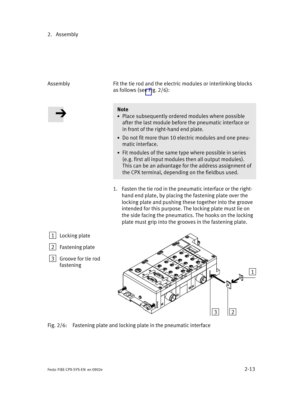 Festo Контроллер позиционирования CPX-CMPX User Manual | Page 57 / 234