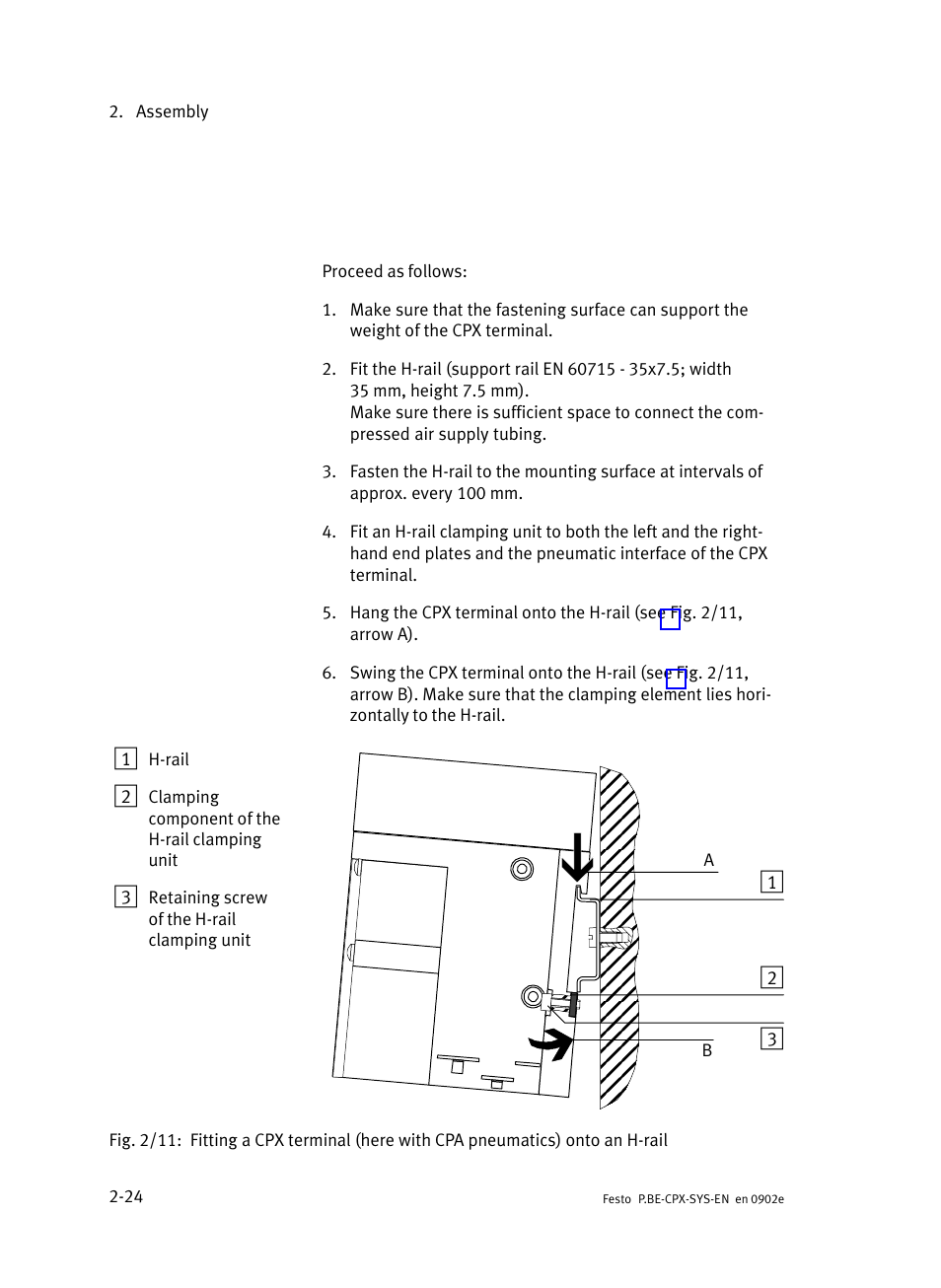 Festo Контроллер позиционирования CPX-CMPX User Manual | Page 68 / 234