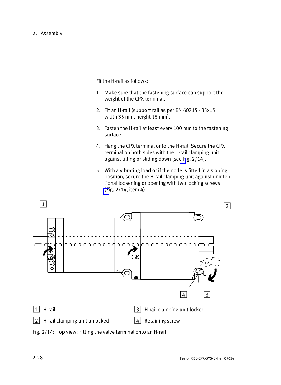 Festo Контроллер позиционирования CPX-CMPX User Manual | Page 72 / 234