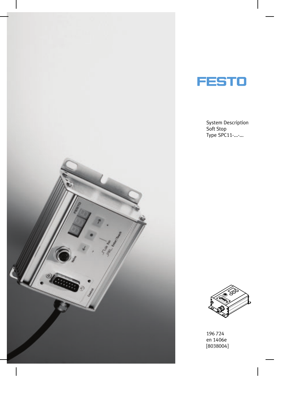 Festo Контроллер крайних положений SPC11 User Manual | 140 pages