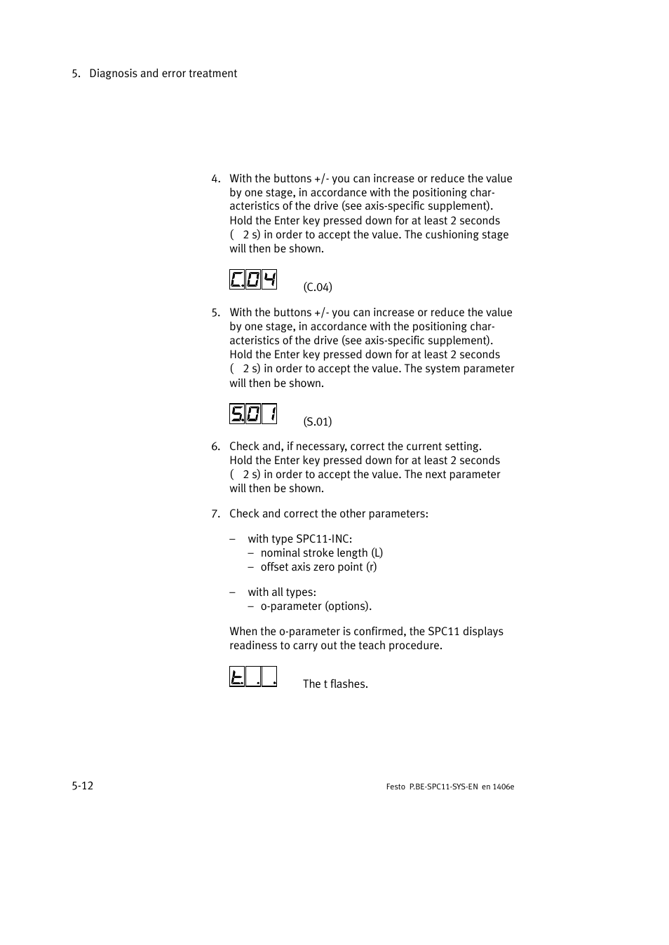 Festo Контроллер крайних положений SPC11 User Manual | Page 120 / 140