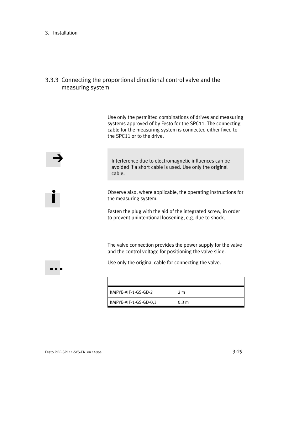 Festo Контроллер крайних положений SPC11 User Manual | Page 57 / 140