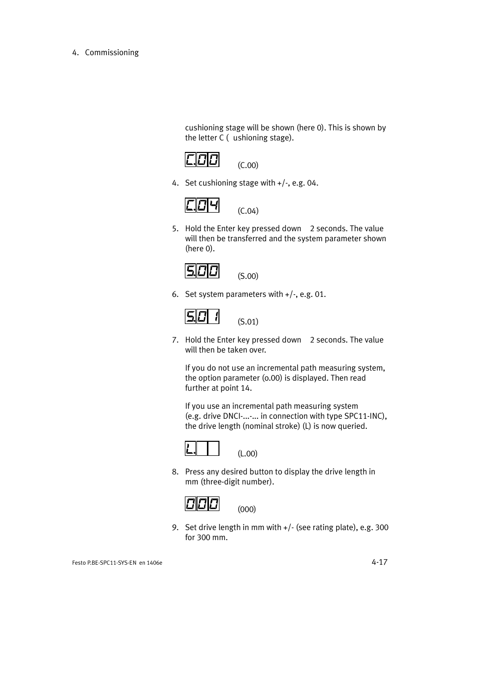 Festo Контроллер крайних положений SPC11 User Manual | Page 75 / 140