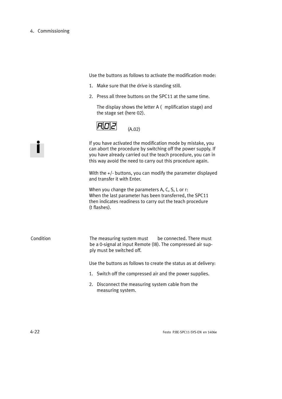 Festo Контроллер крайних положений SPC11 User Manual | Page 80 / 140