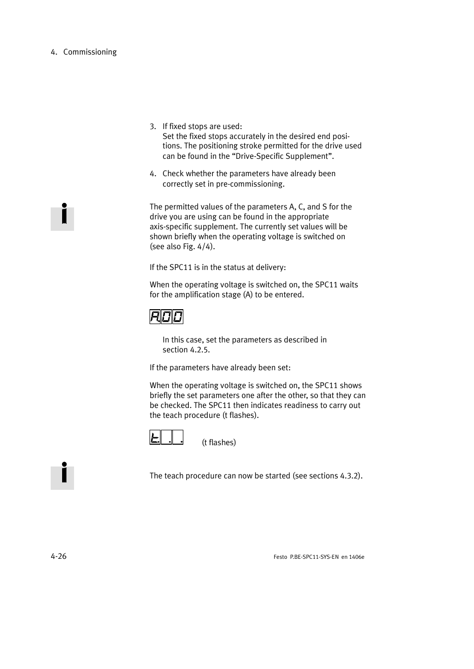 Festo Контроллер крайних положений SPC11 User Manual | Page 84 / 140