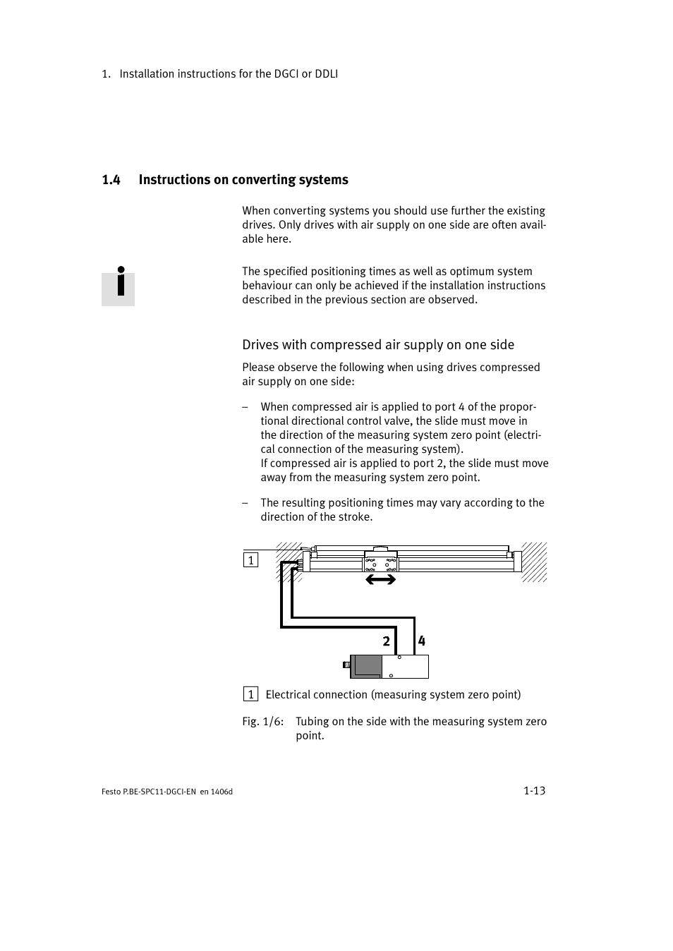 4 instructions on converting systems | Festo Контроллер крайних положений SPC11 User Manual | Page 25 / 91