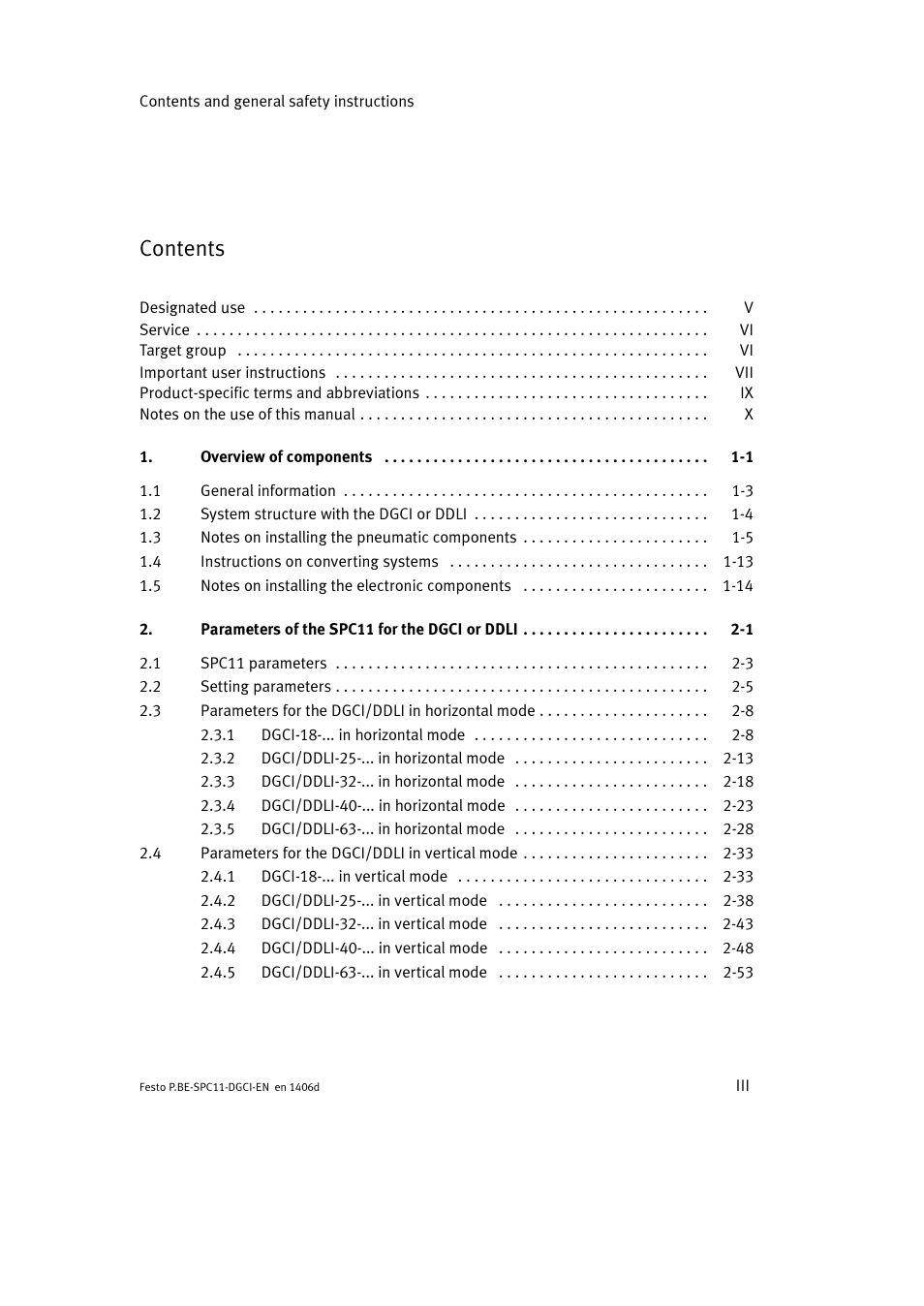 Festo Контроллер крайних положений SPC11 User Manual | Page 5 / 91