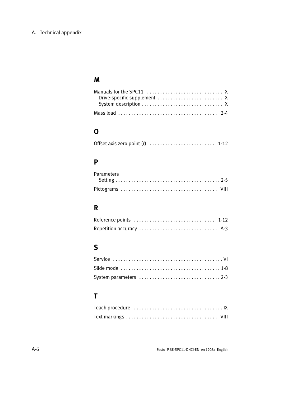 Festo Контроллер крайних положений SPC11 User Manual | Page 60 / 60