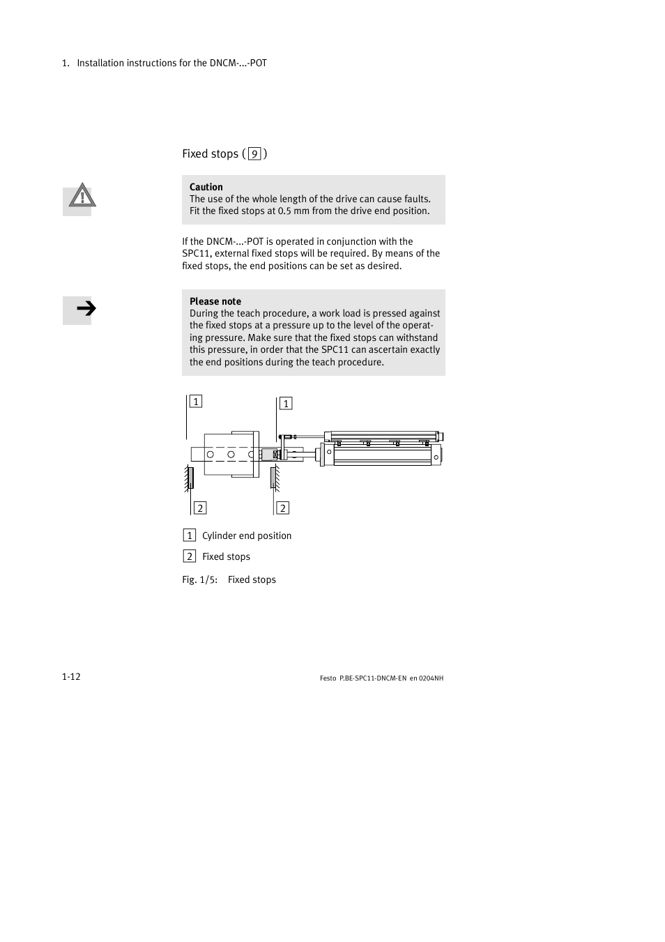 Festo Контроллер крайних положений SPC11 User Manual | Page 24 / 50