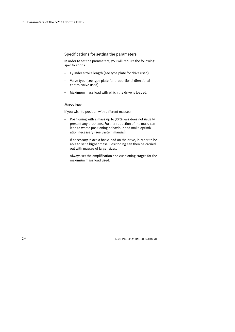 Festo Контроллер крайних положений SPC11 User Manual | Page 32 / 64