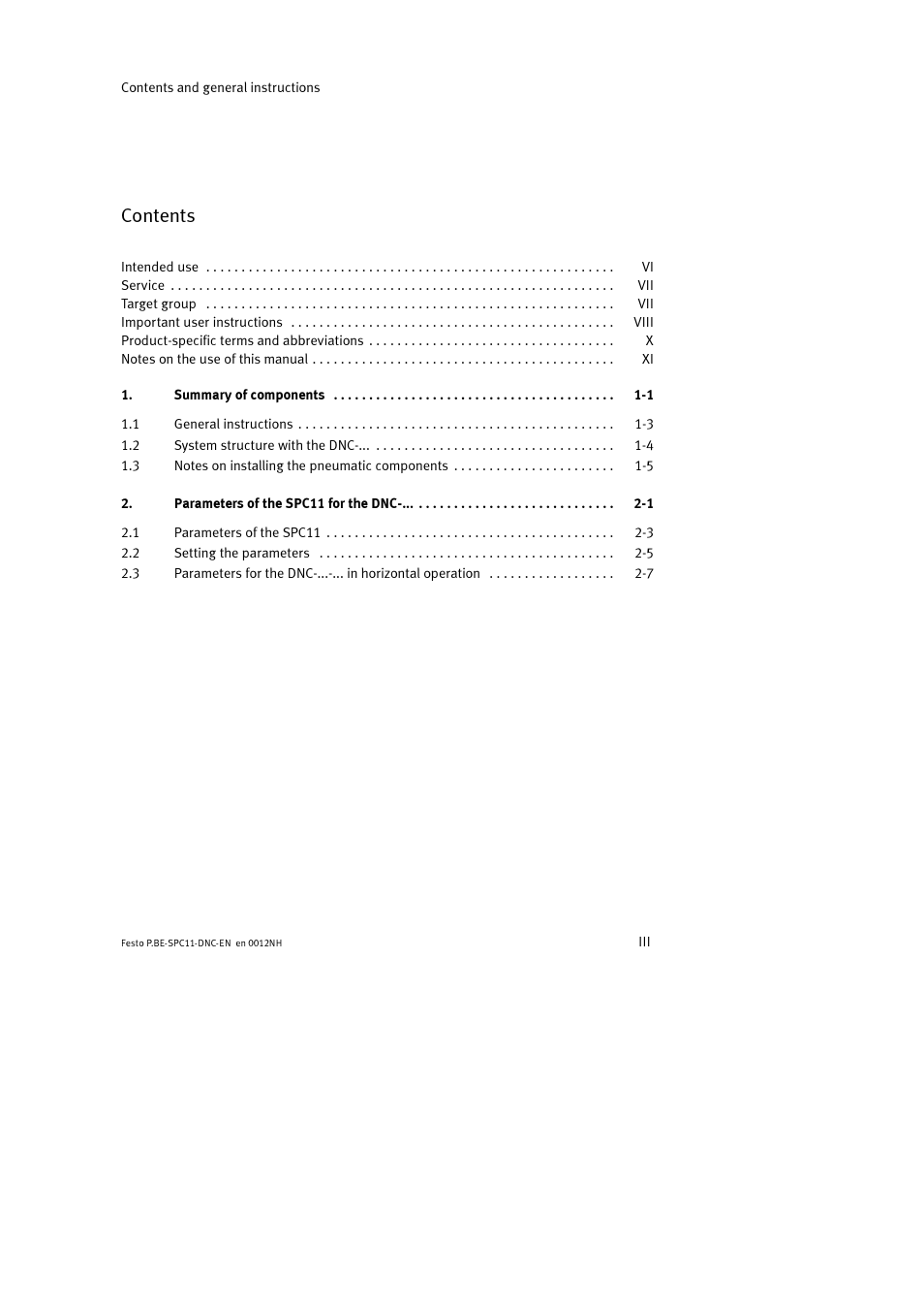 Festo Контроллер крайних положений SPC11 User Manual | Page 5 / 64