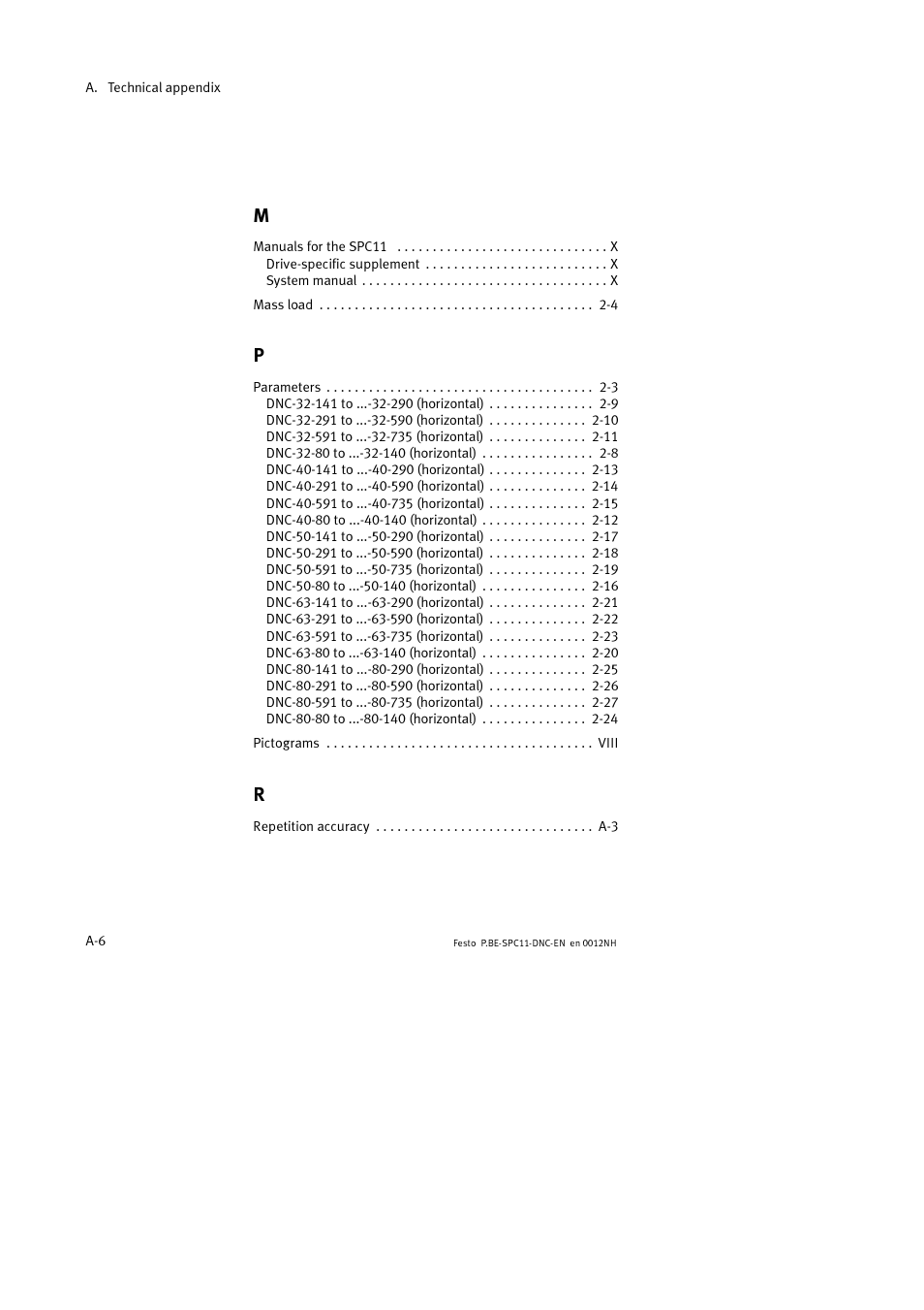 Festo Контроллер крайних положений SPC11 User Manual | Page 62 / 64