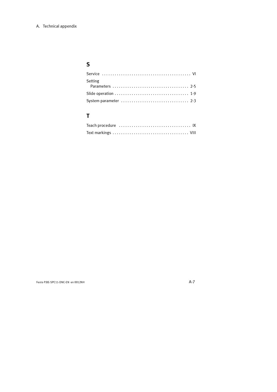 Festo Контроллер крайних положений SPC11 User Manual | Page 63 / 64