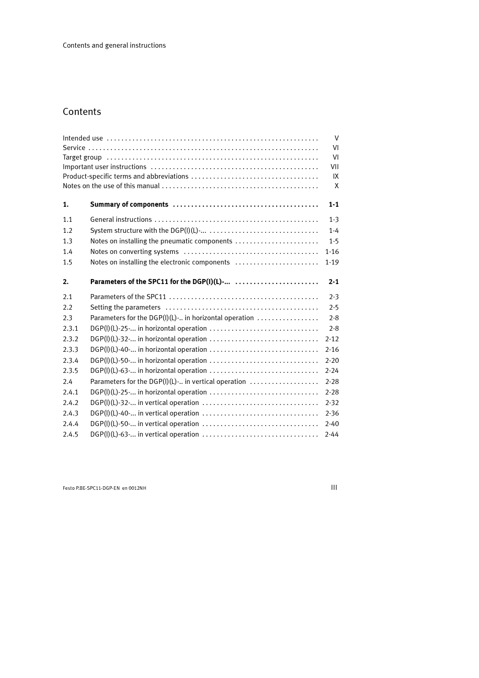 Festo Контроллер крайних положений SPC11 User Manual | Page 5 / 88