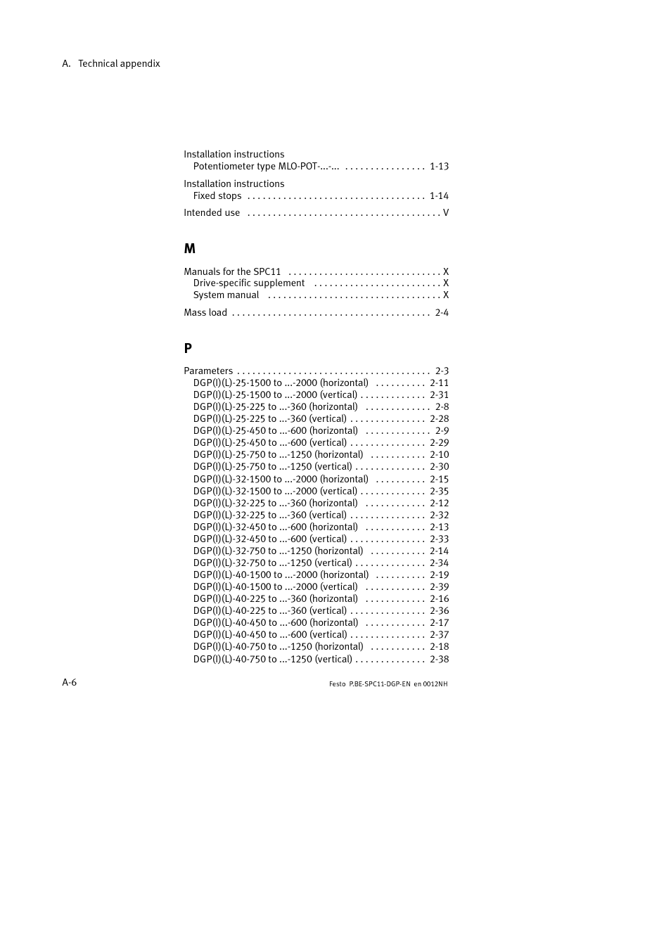 Festo Контроллер крайних положений SPC11 User Manual | Page 86 / 88