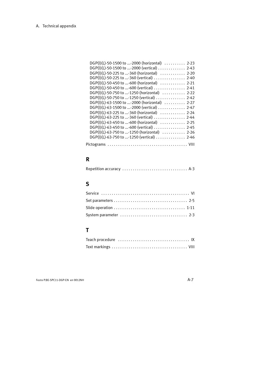 Festo Контроллер крайних положений SPC11 User Manual | Page 87 / 88