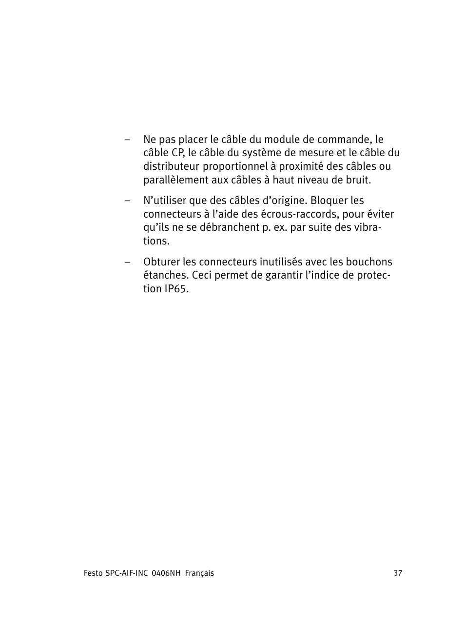 Festo Интерфейс привода SPC-AIF User Manual | Page 37 / 62