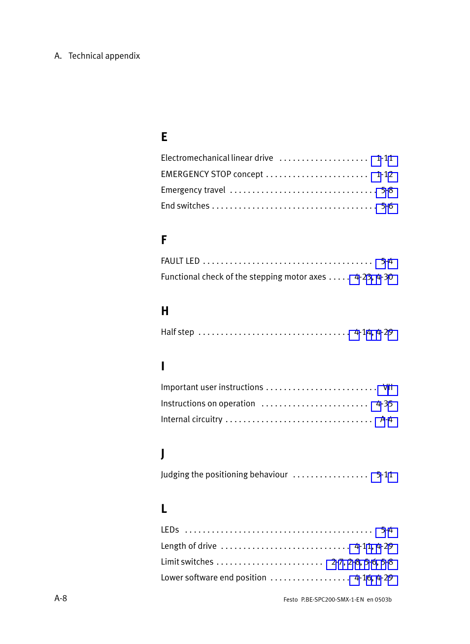 Festo Кабели и принадлежности User Manual | Page 101 / 103