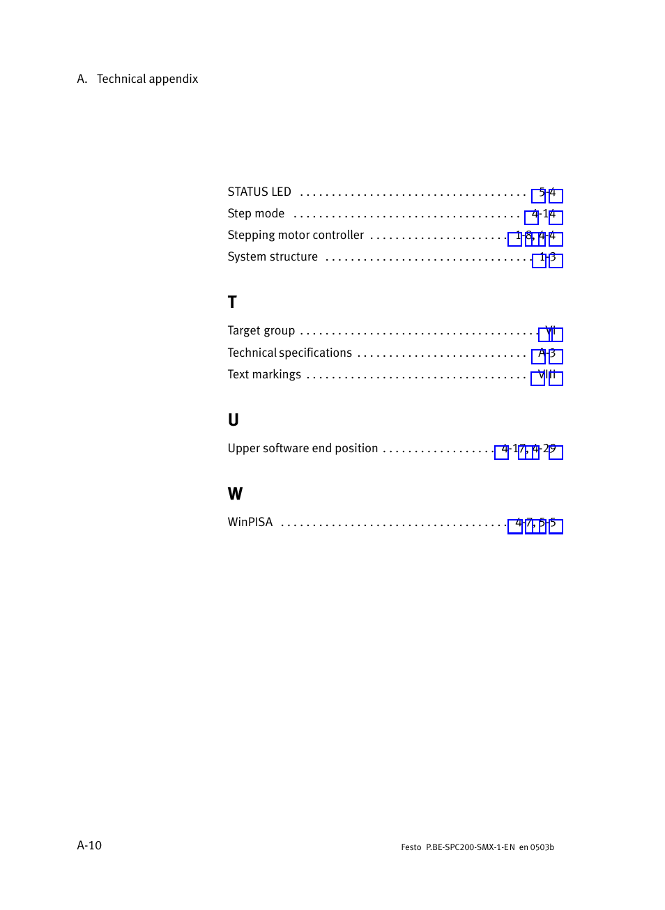 Festo Кабели и принадлежности User Manual | Page 103 / 103