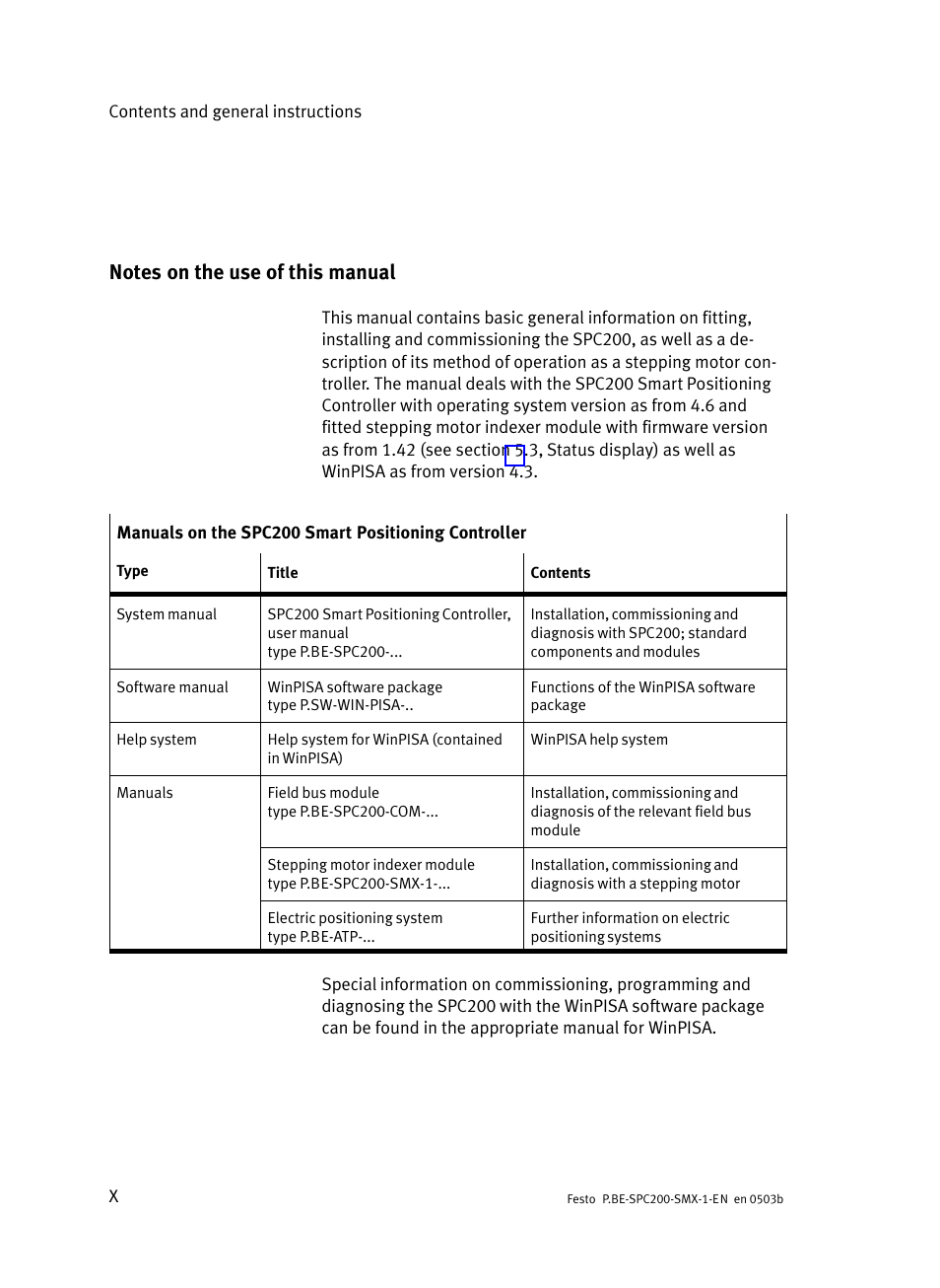 Notes on the use of this manual | Festo Кабели и принадлежности User Manual | Page 12 / 103