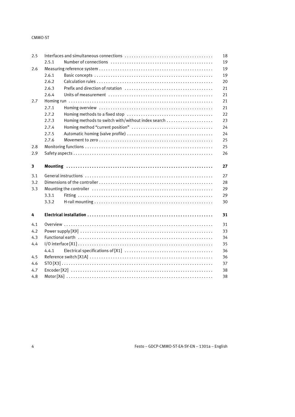 Festo Электроцилиндр User Manual | Page 4 / 134