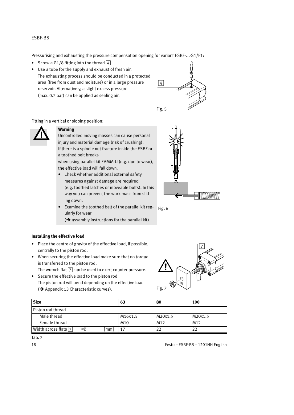 Festo Электроцилиндр ESBF User Manual | Page 18 / 72