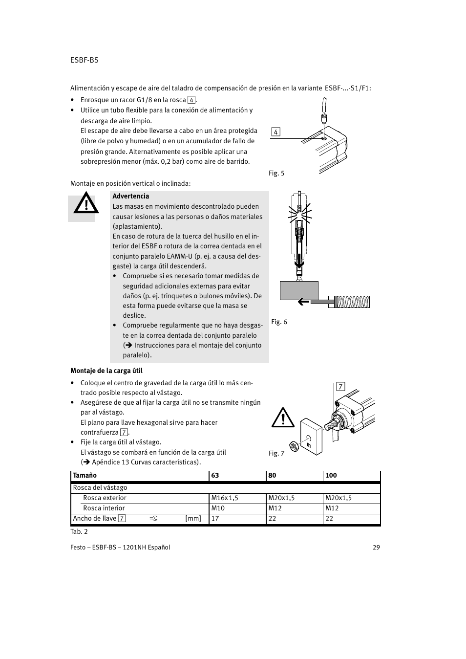 Festo Электроцилиндр ESBF User Manual | Page 29 / 72