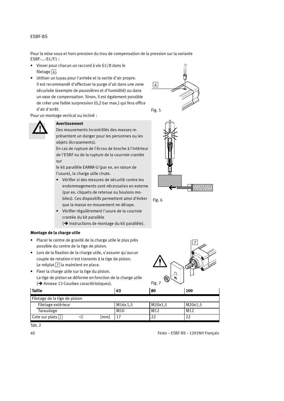 Festo Электроцилиндр ESBF User Manual | Page 40 / 72