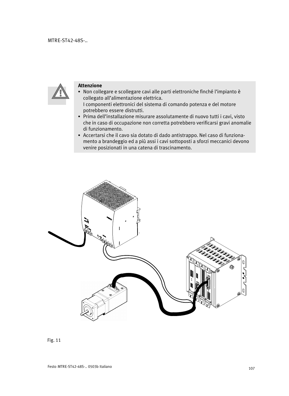 Festo Шаговые моторы MTRE-ST User Manual | Page 107 / 140