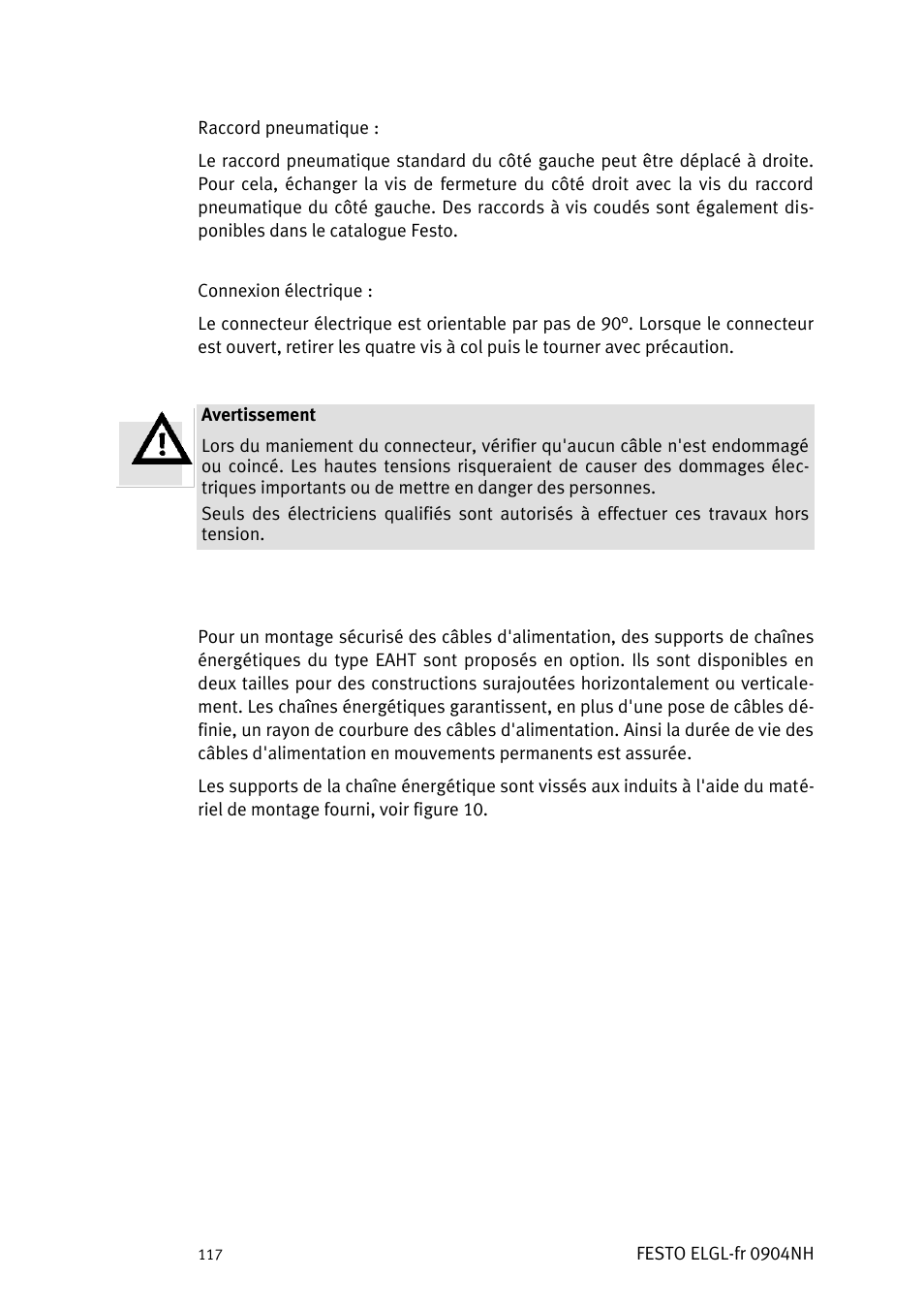Festo Линейный привод ELGL-LAS User Manual | Page 118 / 216