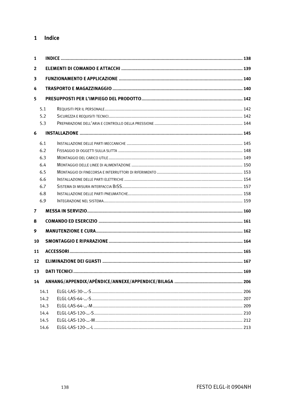 Festo Линейный привод ELGL-LAS User Manual | Page 139 / 216