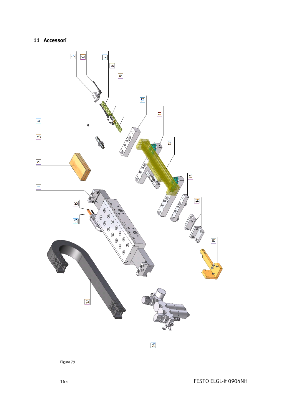 Accessori | Festo Линейный привод ELGL-LAS User Manual | Page 166 / 216