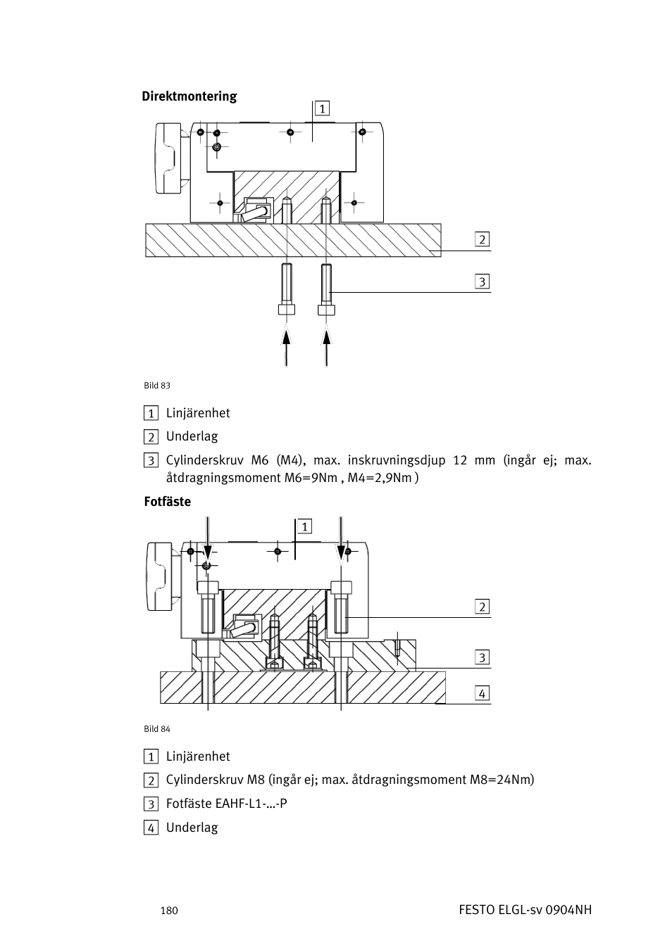 Festo Линейный привод ELGL-LAS User Manual | Page 181 / 216